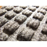 玄関マット 吸水速乾 44×74cm 屋内・屋外兼用 業務用 ウォーターホースTワッフル ダークグレー 391656 1個（直送品）