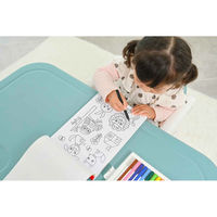 シンセーインターナショナル 子供用デスク チェア セット 机 椅子 ブルー 404569 1個（直送品）