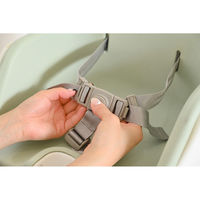 シンセーインターナショナル ベビーチェア ベビーブースターチェア グリーン 405778 1個（直送品）