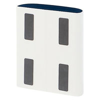 ぶんぶく ゴミ箱 5.1L マグネットバスケット フタなし マットホワイト 406491 1個（直送品）