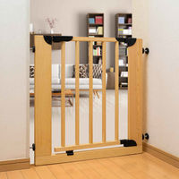 シンセーインターナショナル ベビーゲート KISSBABY 木製 取り付け幅 75~83cm ナチュラル 416433 1個（直送品）