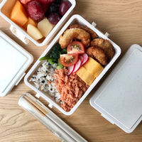 三好製作所 お弁当箱 GEL-COOL square S ジェラート 1段 220ml プレーンバニラ 423642 1個（直送品）