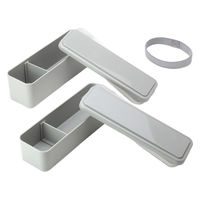 三好製作所 お弁当箱 GEL-COOL slim SL 2段 700ml オイスターグレー 423688 1個（直送品）