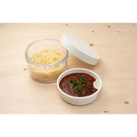 三好製作所 お弁当箱 GEL-COOL round with inner tray 400ml ミルクホワイト 423692 1個（直送品）