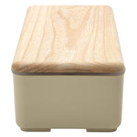 三好製作所 お弁当箱 木蓋のお弁当箱 セン 1段 500ml ベージュ 423815 1個（直送品）