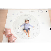 シンセーインターナショナル おくるみ マンスリーバースメモリー フルムーン 赤ちゃん ガーゼケット 月齢フォト 426023 1個（直送品）