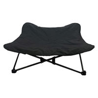 シンセーインターナショナル ペットベッド アウトドア ペットコット L 折りたたみ 犬 ブラック 439243 1個（直送品）