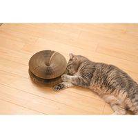 シンセーインターナショナル 爪とぎ ドーナツ型爪とぎ ダンボール おもちゃ 452558 1個（直送品）