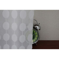 加栄レース レースカーテン カフェカーテン 水玉柄 145×45cm 469417 1個（直送品）