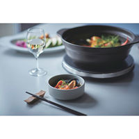 ミヤザキ食器 とんすい 12cm Karl 磁器 グレー 414003 1個（直送品）