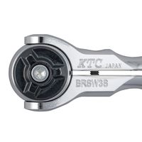 京都機械工具 KTC 9.5SQ ショートスイベルラチェットハンドル BRSW3S 1丁（直送品）