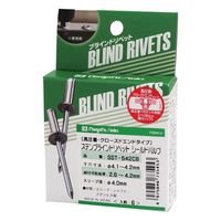 新潟精機 ステンブラインドリベット シールドバルブ 6本入 SSTー542CB 1セット(5個)（直送品）