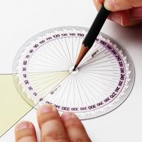 新潟精機 両面全円分度器 快段目盛 FCPー90DKD 1セット(2個)（直送品）