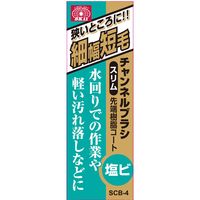 藤原産業 SK11 チャンネルブラシスリム 塩ビ SCBー4 1セット(10個)（直送品）