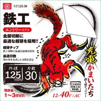 藤原産業 SK11 充電かまいたち 鉄工用チップソー 125×30P ST125ー30 1セット(2枚)（直送品）