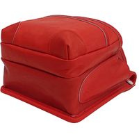 藤原産業 コヅチ 革製腰袋3段 レッド CHSー06R 1個（直送品）