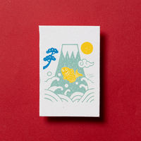 （100%天然素材）ポップアップスポンジ ギフト 富士山と波 1セット（1個×5） イーオクト 限定