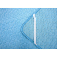 ガマカ工業 ぬくぬく&サラリのリバーシブル敷パッド シングル ブルー a3567820 1枚（直送品）