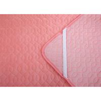 ガマカ工業 ぬくぬく&サラリのリバーシブル敷パッド ダブル ピンク a3567910 1枚（直送品）