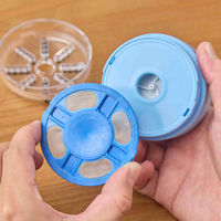 レイメイ藤井 卓上クリーナー PUSH ブルー RTC1354A 1個（直送品）