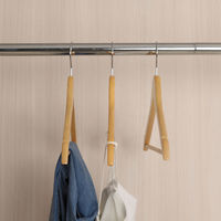 木製ジャケットハンガー WH-01 1セット（3本組） 回転式フック 業務用 伊藤忠リーテイルリンク