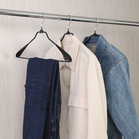 すべりにくいジャケットハンガー VH-02 1セット（1セット(3本組)×5） 型崩れ防止 洗濯物干し 伊藤忠リーテイルリンク