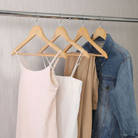 木製ジャケットハンガー WH-01 1セット（1セット(3本組)×10） 回転式フック 業務用 伊藤忠リーテイルリンク