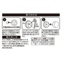 ハイロジック 石膏ボード用ピンパーツセット ホワイト 10組入 32536 1個（直送品）