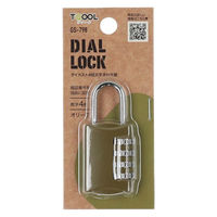 ハイロジック 4段文字合わせ錠 30mm オリーブ GS-798 1個（直送品）