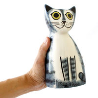 Hannah Turner 貯金箱 Money box Cat ネコ TABBY 423991 1個（直送品）