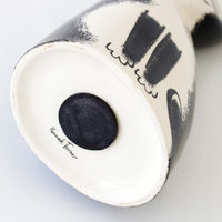 Hannah Turner 貯金箱 Money box Cat ネコ BLACKxWHITE 423992 1個（直送品）