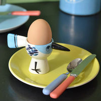 Hannah Turner エッグカップ Egg cups Birdy 小鳥 BLUE 424008 1個（直送品）