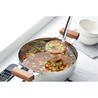 玉虎堂製作所 両手鍋 16cm BENRI鍋 ステンレス製 日本製 427076 1個（直送品）