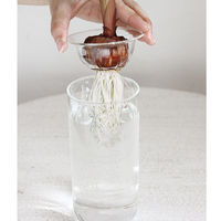 SOW 花瓶 BULB VASE 水栽培ガラスベース ショート 水耕栽培 485690 1個（直送品）