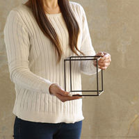 SOW フレーム ジョセフアイアン ディスプレイワイヤーフレーム キューブ Lサイズ 486060 1個（直送品）