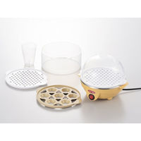 タマハシ 電気蒸し器 2段 プエル クイックミニスチーマー 490746 1個（直送品）