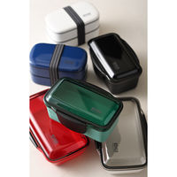 イエロースタジオ 弁当箱 800ml 25EDGE オーバル2段ランチ ホワイト 490791 1個（直送品）