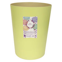 小久保工業所 ゴミ箱 7L マカロンダストボックス 丸型 パステルカラー イエロー 494367 1個（直送品）