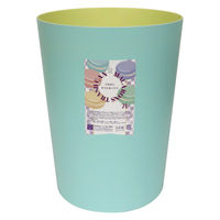 小久保工業所 ゴミ箱 7L マカロンダストボックス 丸型 パステルカラー ブルー 494370 1個（直送品）