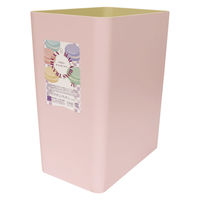 小久保工業所 ゴミ箱 7L マカロンダストボックス 角型 パステルカラー ピンク 494371 1個（直送品）