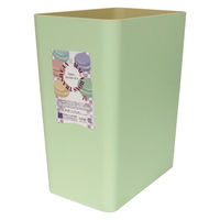 小久保工業所 ゴミ箱 7L マカロンダストボックス 角型 パステルカラー グリーン 494373 1個（直送品）