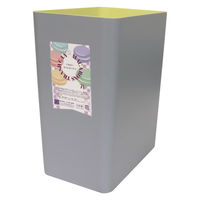 小久保工業所 ゴミ箱 7L マカロンダストボックス 角型 パステルカラー グレー 494374 1個（直送品）