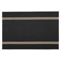 ルークラン ランチョンマット アプリクス シェブロン ブラック 494732 1個（直送品）