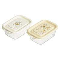 スケーター 弁当箱 2個入 300ml 抗菌シールボックス くまのプーさん 495255 1個（直送品）