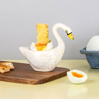 Hannah Turner エッグカップ Egg cups Swan White 白鳥 424010 1個（直送品）