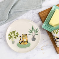 Hannah Turner お皿 ネコ Cat Side Plate GINGER 423987 1個（直送品）