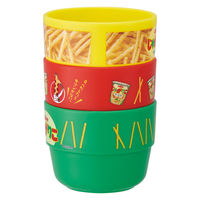 スケーター コップ 220ml スタッキングコップ 3個セット じゃがりこサラダ 494164 1個（直送品）