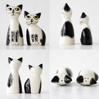 Hannah Turner 調味料入れ 塩コショウ入れ アニマル CatBlackandWhite 424022 1個（直送品）