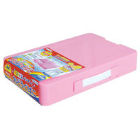 デビカ お道具箱 つながるパッチンおどうぐばこ 手さげ付き a4 プラスチック 小学校 ピンク 427481 1個（直送品）