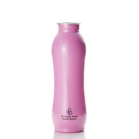 ルークラン 給水器 ループ ステンレスボトル L 750ml 犬 散歩 ペット用 ピンク 432921 1個（直送品）